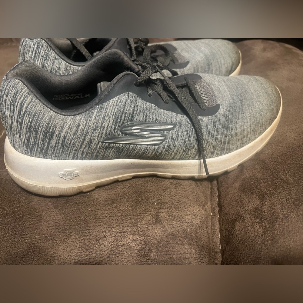 Skechers Women's Gray Sneakers - Picture 3 of 6